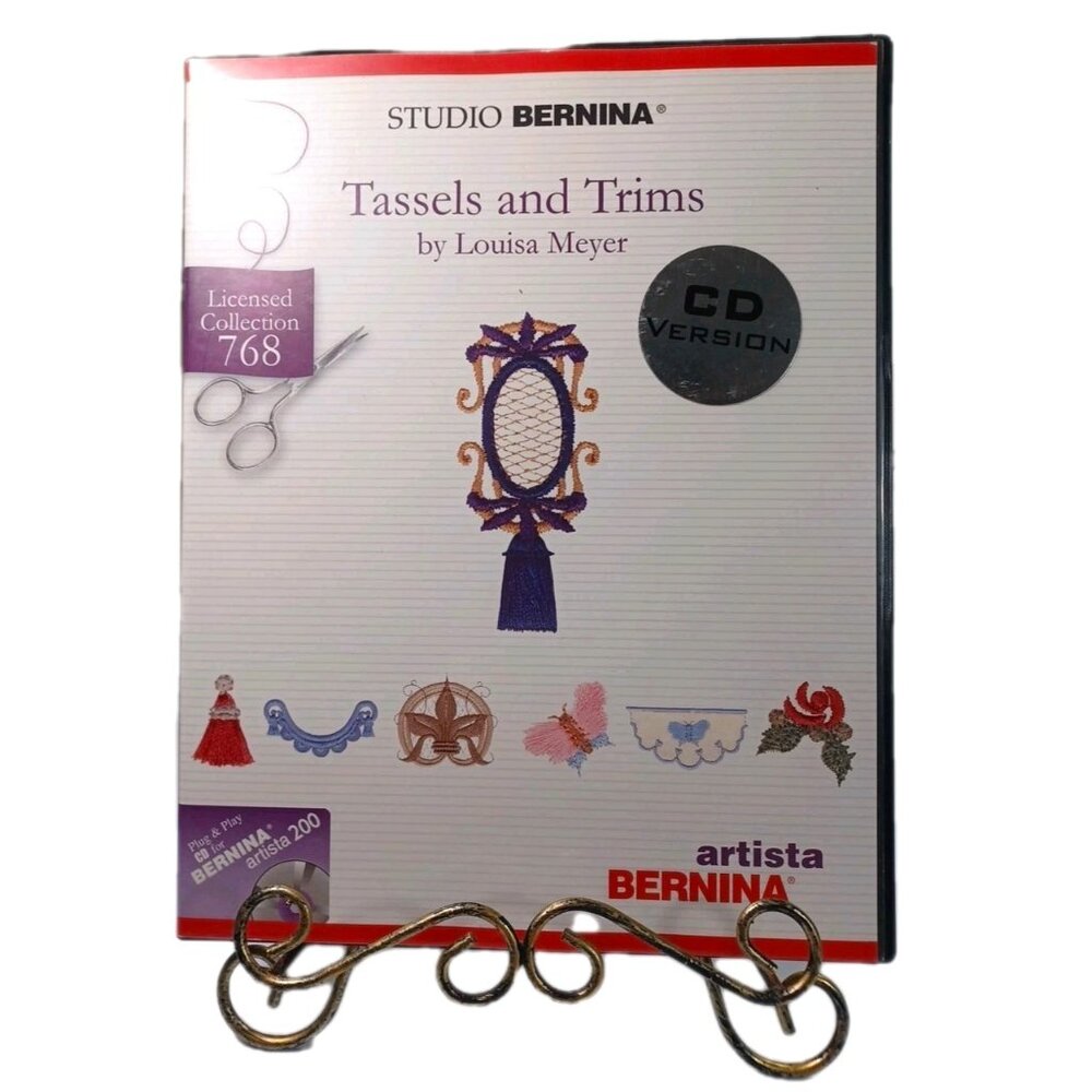 Studio Bernina Tassels & Trims Embroidery Designs CD By Louisa Meyer 768